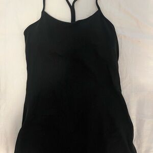 Lululemon Athletica Black Cami built in bra